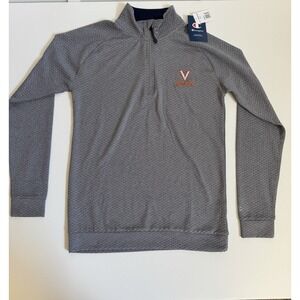 Virginia Cavaliers, Long Sleeve Gray‎ Pullover Champion Size small New With Tags